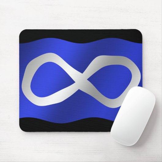 Metis Flag Art Mousepad (Mit Mouse)