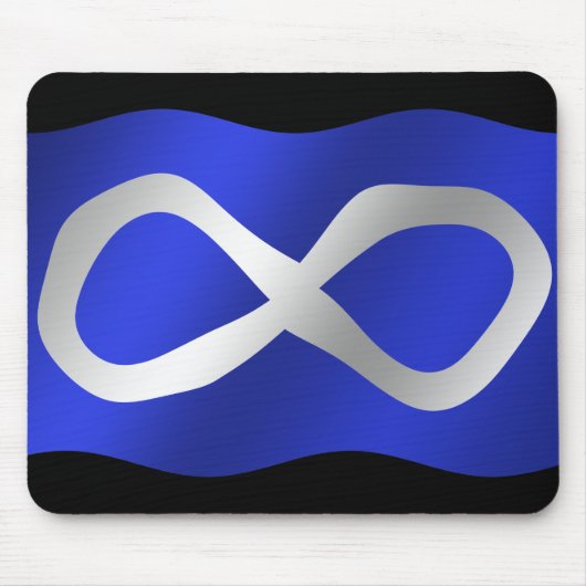 Metis Flag Art Mousepad (Vorne)