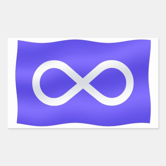Metis Flag Art Stickers First Nations Art Stickers (Vorderseite)