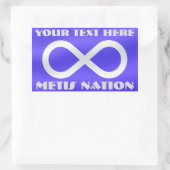 Metis Flag Art Stickers Personalisiert Metis Stick (Tasche)