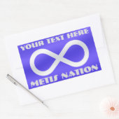 Metis Flag Art Stickers Personalisiert Metis Stick (Umschlag)