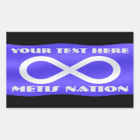 Metis Flag Art Stickers Personalisiert Metis Stick