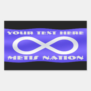 Metis Flag Art Stickers Personalisiert Metis Stick