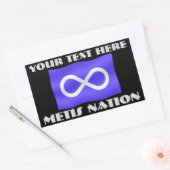 Metis Flag Art Stickers Personalisiert Metis Stick (Umschlag)