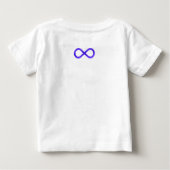 Metis Flag Baby T - Shirt First Nation Kinderkind  (Rückseite)