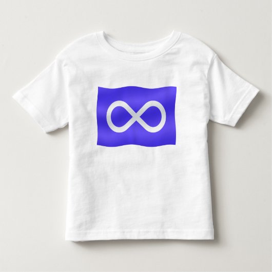 Metis Flag Baby T - Shirt First Nation Kinderkind (Vorderseite)