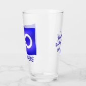 Metis Flag Brille Metis Art Glass Personalize Glas (Links)