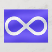 Metis Flag Cards First Nations Art Cards Metis Postkarte (Vorderseite)