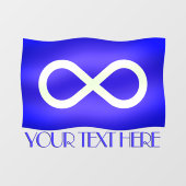 Metis Flag Decals Personalisieren von Metis-Fenste Fensteraufkleber (Blatt)