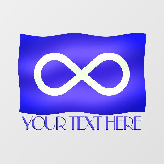 Metis Flag Decals Personalisieren von Metis-Fenste Fensteraufkleber (Blatt)