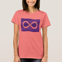 Metis Flag Frauen T-Shirt Bio Metis T - Shirt