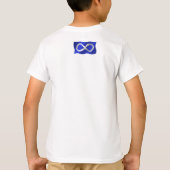 Metis Flag Kids T - Shirt First Nation Art Tee Shi (Rückseite)