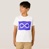 Metis Flag Kids T - Shirt First Nation Art Tee Shi (Vorne ganz)