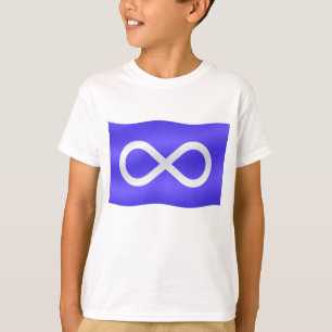Metis Flag Kids T - Shirt First Nation Art Tee Shi