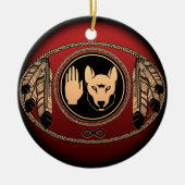 Metis Flag Ornament Personalisierte Tribal Dekorat (Vorne)