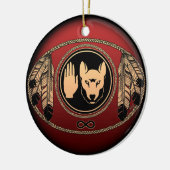 Metis Flag Ornament Personalisierte Tribal Dekorat (Links)