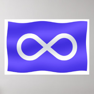 Metis Flag Poster Metis Flag Plakat Druckgeschenke