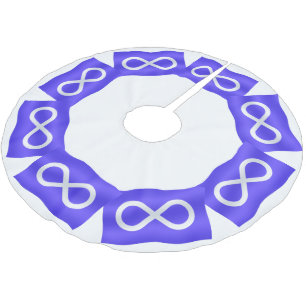 Metis Flag Weihnachtsbaum Rock First Nation Deco Polyester Weihnachtsbaumdecke