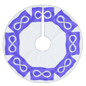 Metis Flag Weihnachtsbaum Rock First Nation Deco Polyester Weihnachtsbaumdecke (Vorderseite)