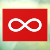 Metis-Flagge, Métis-Flagge Fensteraufkleber (Blatt 3)