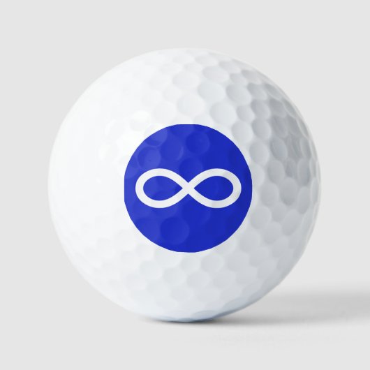 Metis-Flagge, Métis-Flagge Golfball (Vorderseite)