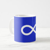 Metis-Flagge, Métis-Flagge Kaffeetasse (Vorderseite Links)