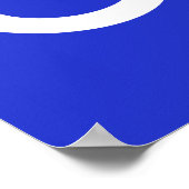 Metis-Flagge, Métis-Flagge Poster (Ecke)