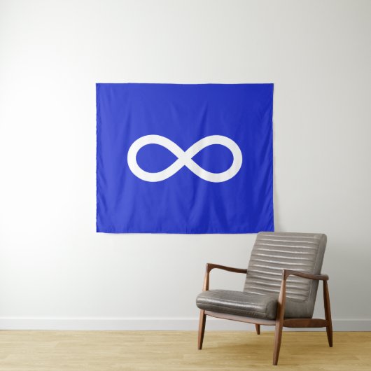 Metis-Flagge, Métis-Flagge Wandteppich (Beispiel (Horizontal))