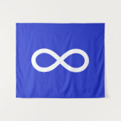 Metis-Flagge, Métis-Flagge Wandteppich (Vorderseite (Horizontal))