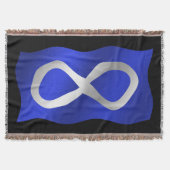 Metis Flaggen-Decken-erste Nations-Wurfs-Decken Decke (Vorderseite)