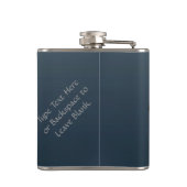 Metis Flask Custom Spirit Buffalo Metis Art Flask Flachmann (Rückseite)