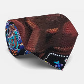 Métis Floral Krawatte "Gewartet für den Frühling" (Gerollt)