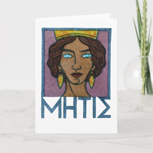 Metis Greeting Card Karte (Vorderseite)