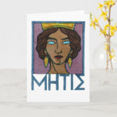 Metis Greeting Card Karte (Gelbe Blume)