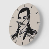 Metis Hero Clock Metis Leader Cuthbert Grant Uhr (Winkel)