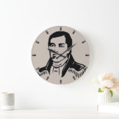 Metis Hero Clock Metis Leader Cuthbert Grant Uhr (Zuhause)