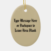 Metis Hero Ornament Personalisiert Metis Dekoratio (Hinten)