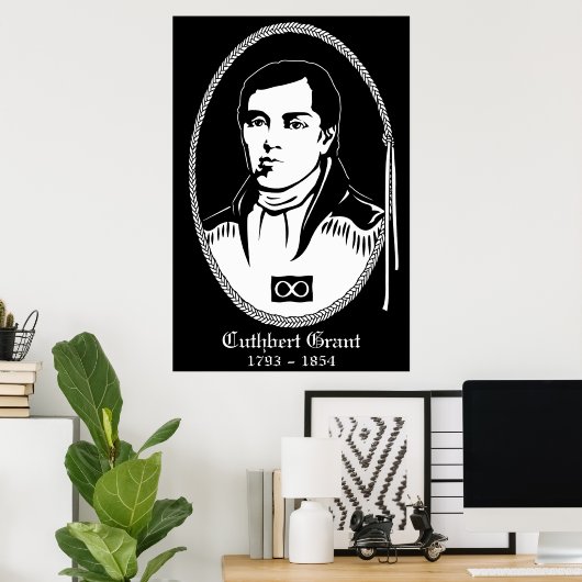 Metis Hero Poster Cuthbert Grant Prints Posters (Heimbüro)