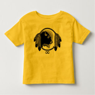 Metis Kleinkind Shirt Native Wildlife Art Baby Shi