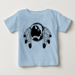 Metis Kleinkind Shirt Native Wildlife Art Baby Shi