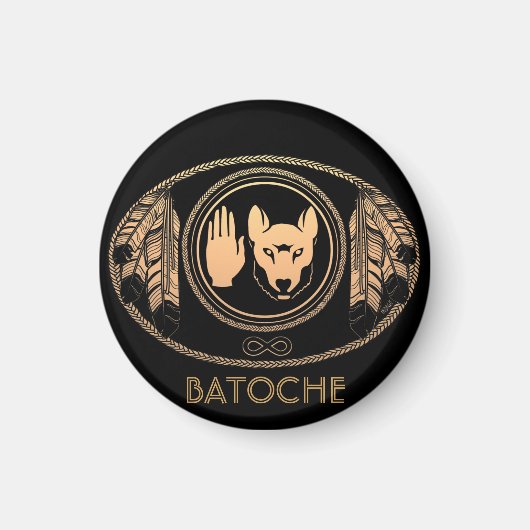 Metis Kühlschrankmagnet Personalisiert Metis Flag  (Vorne)