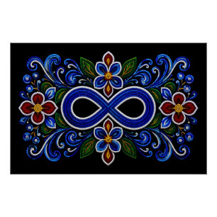 Métis-Kunstperlen Poster