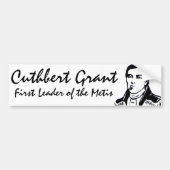 Metis Nation Autoaufkleber Cuthbert Grant Sticker (Vorne)
