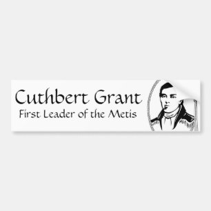 Metis Nation Autoaufkleber Cuthbert Grant Sticker