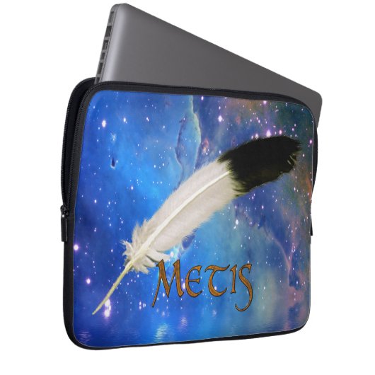 METIS Nation & Feather Space Laptop-Sieb Laptopschutzhülle (Vorne Rechts)