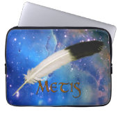 METIS Nation & Feather Space Laptop-Sieb Laptopschutzhülle (Vorderseite)