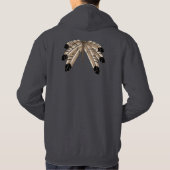 Metis Nation Hoodie Native Wildlife Sweatshirt (Rückseite)