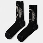 Metis-Nationen Socken Native Stammesbüffel Socken (Linkes Detail)