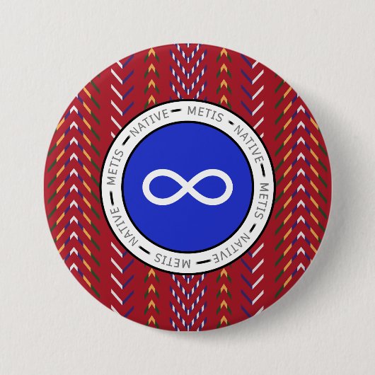 Métis Native Art Button (Vorderseite)
