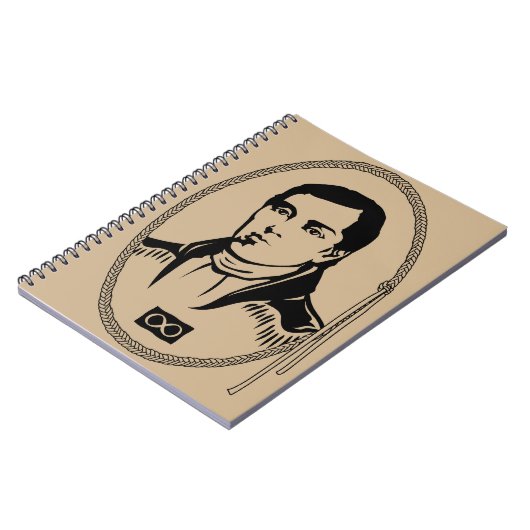 Metis Notebook Cuthbert Grant Journal Book Geschen Notizblock (Linke Seite)